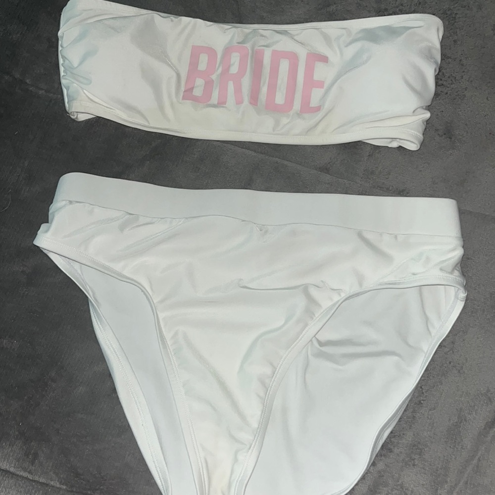 Bride 2 Piece Swim Suit